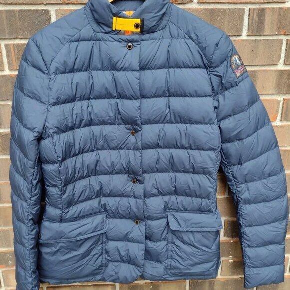 Parajumpers Alisee Down Jacket M Blue Quilted Lightweight Puffer Coat NWOT - Picture 5 of 13